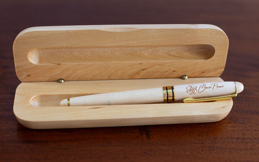 Ballpoint pen with case
