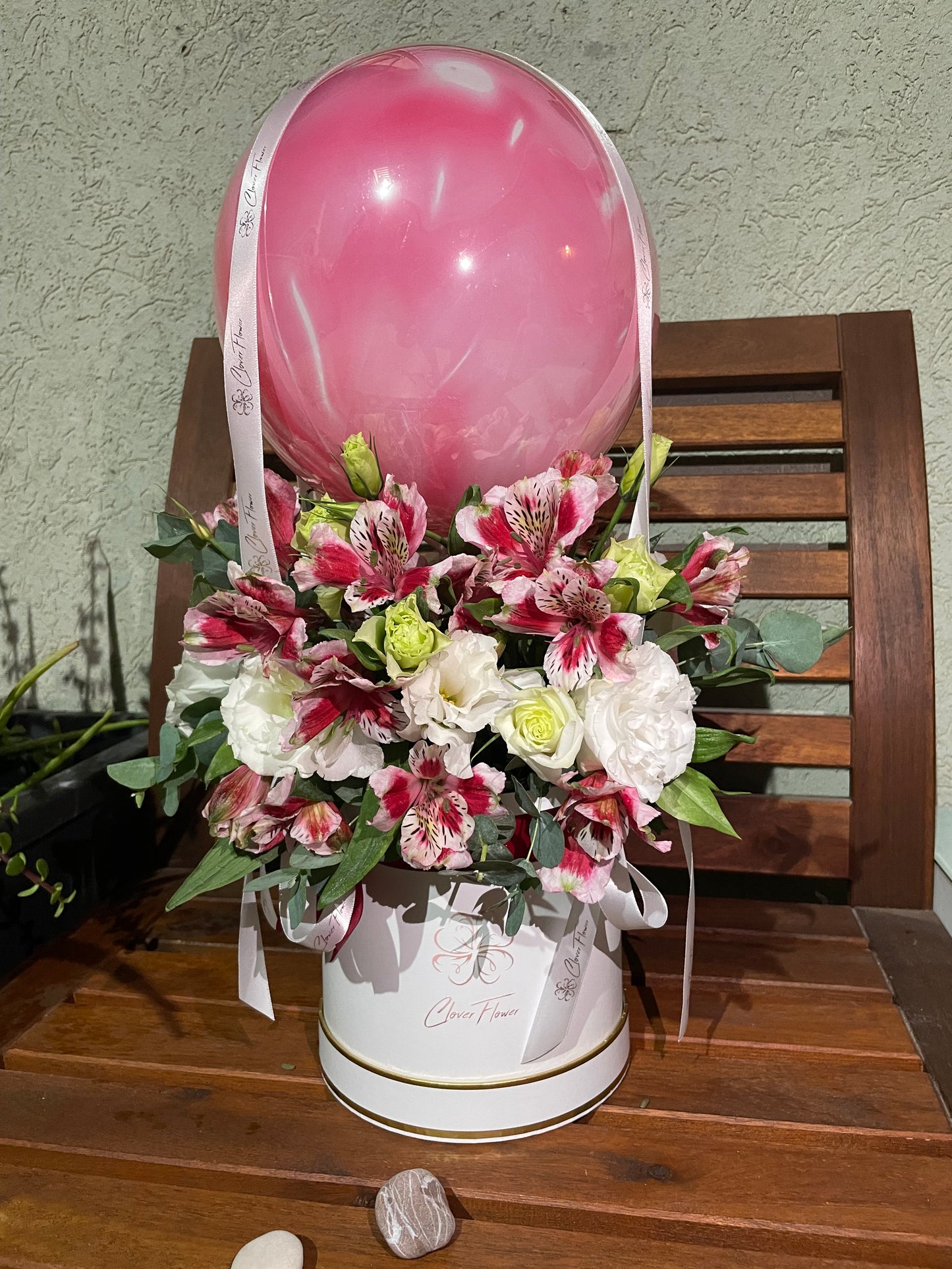Flower balloon in pink