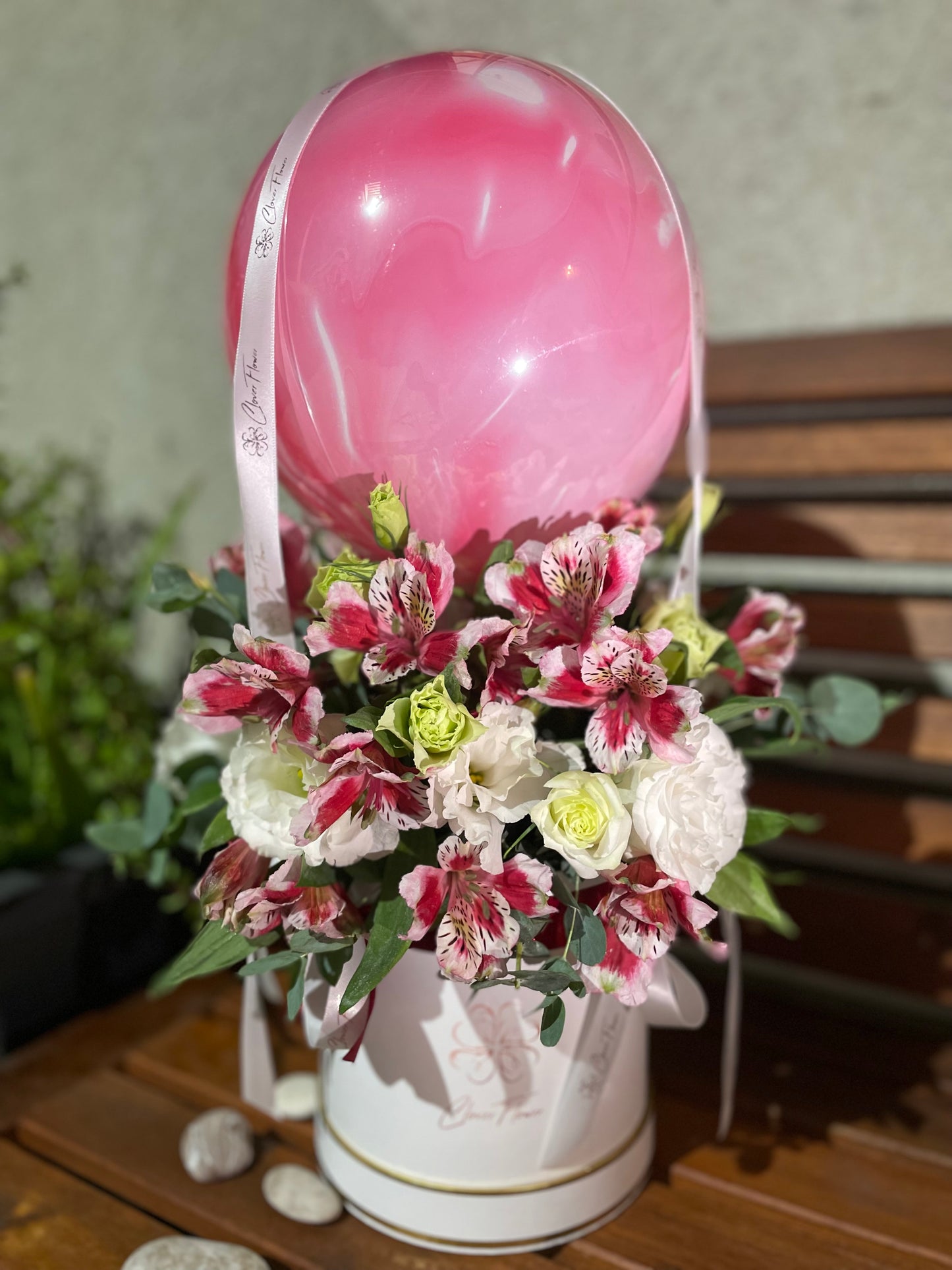 Flower balloon in pink