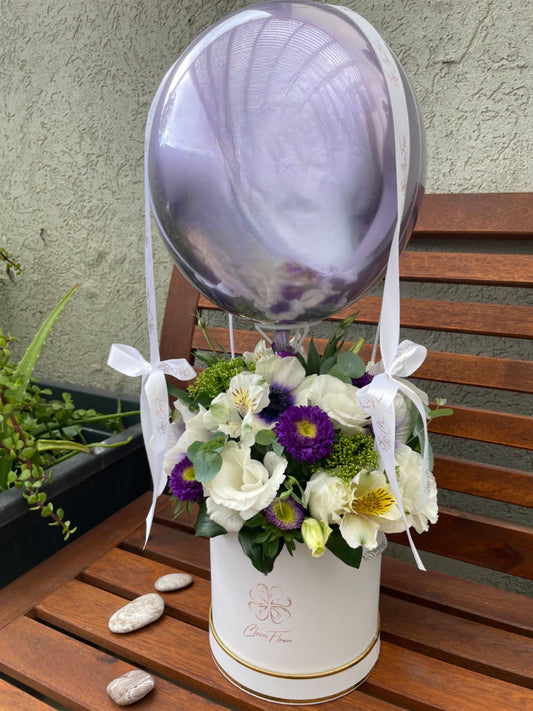Flower balloon in purple