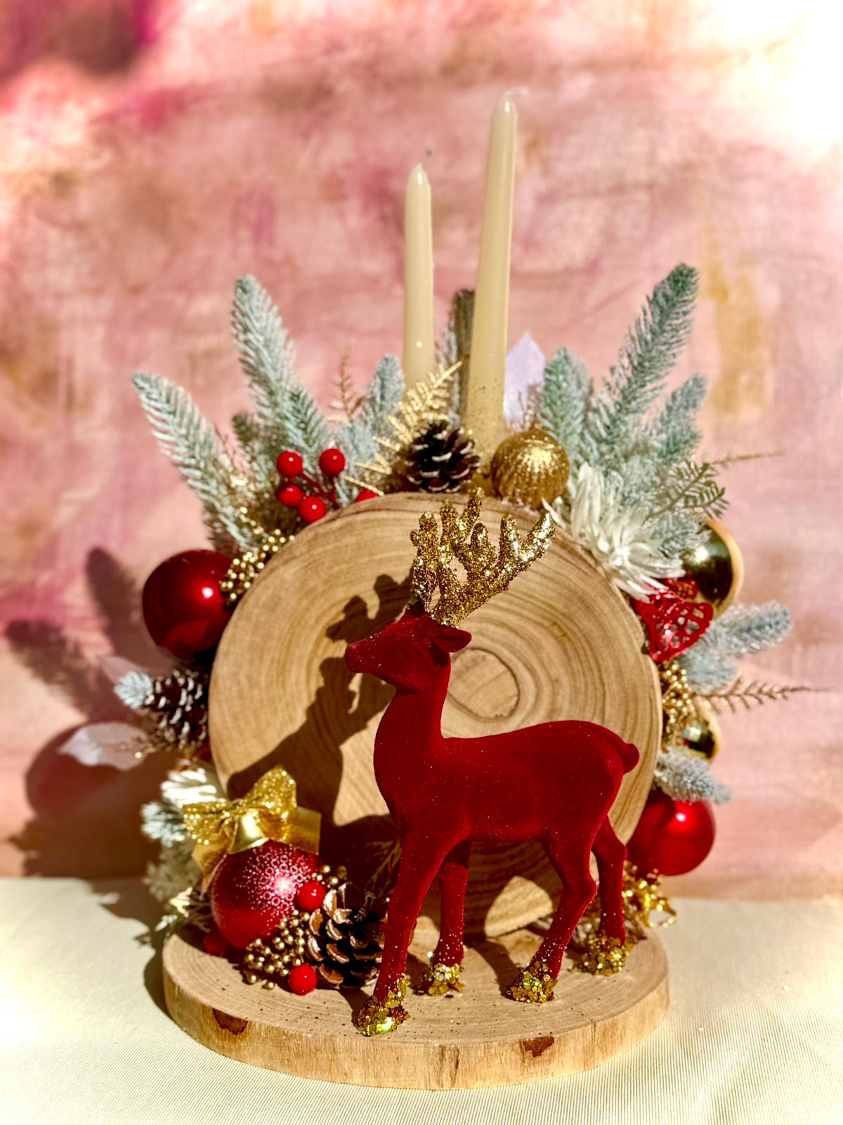 Deer and candles