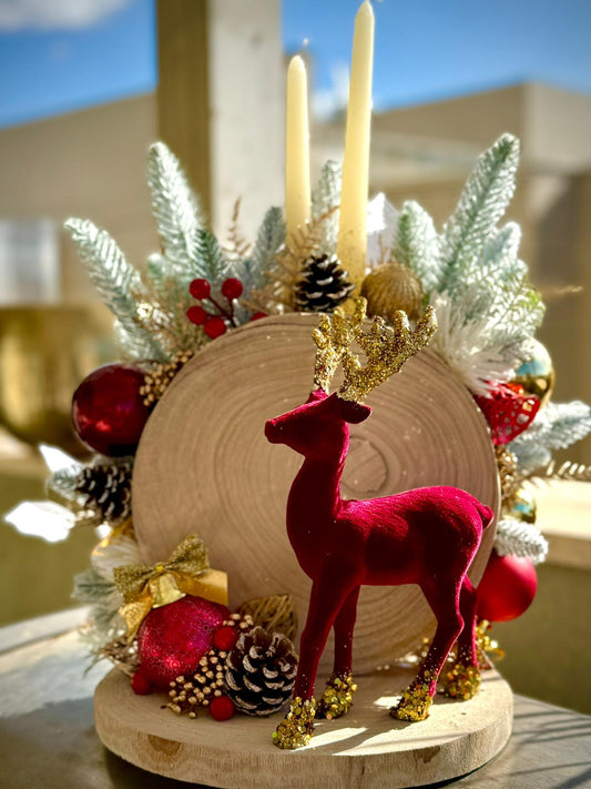 Deer and candles
