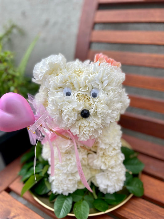 white puppy